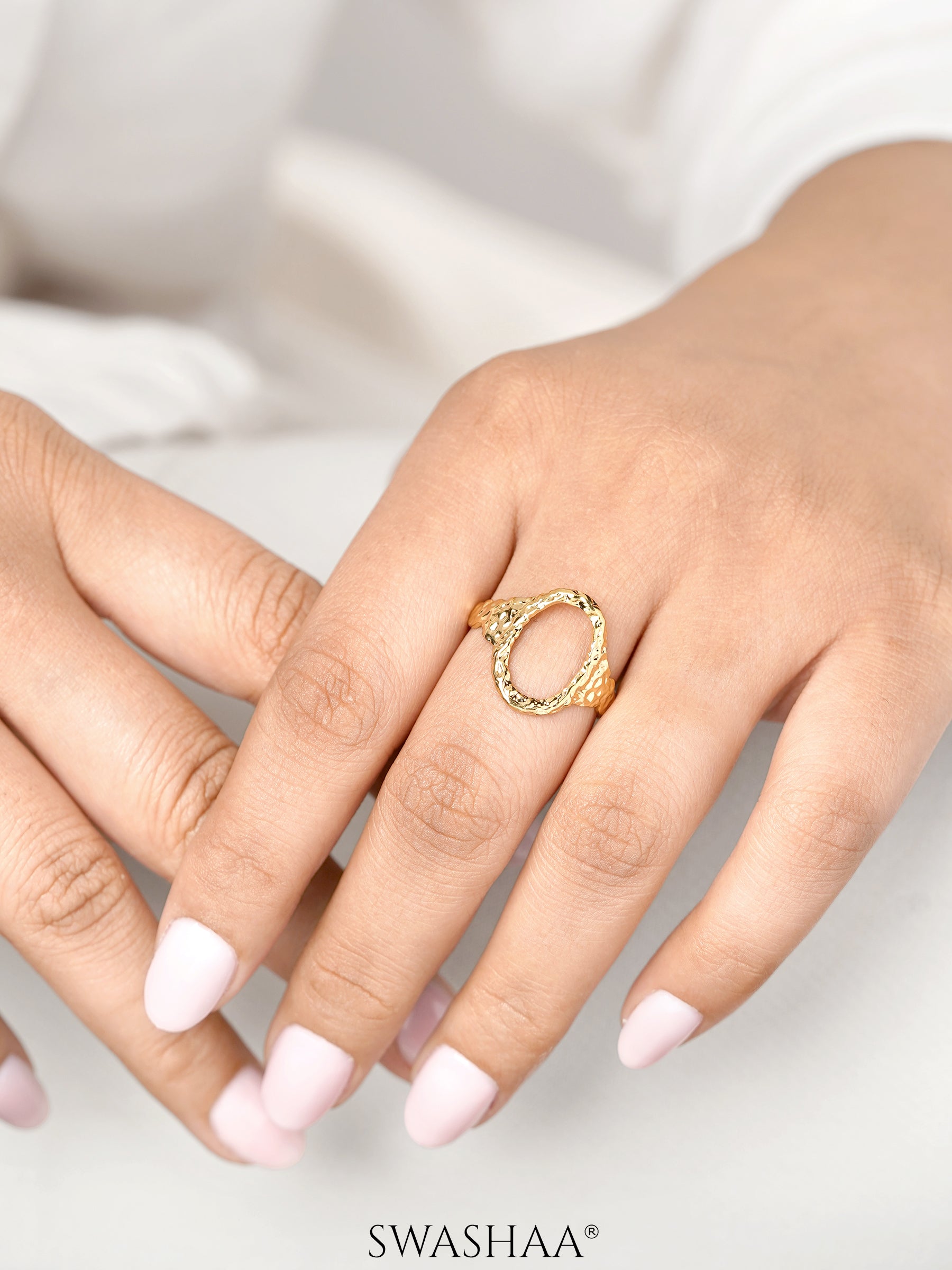 Soraya 18K Gold Plated Ring