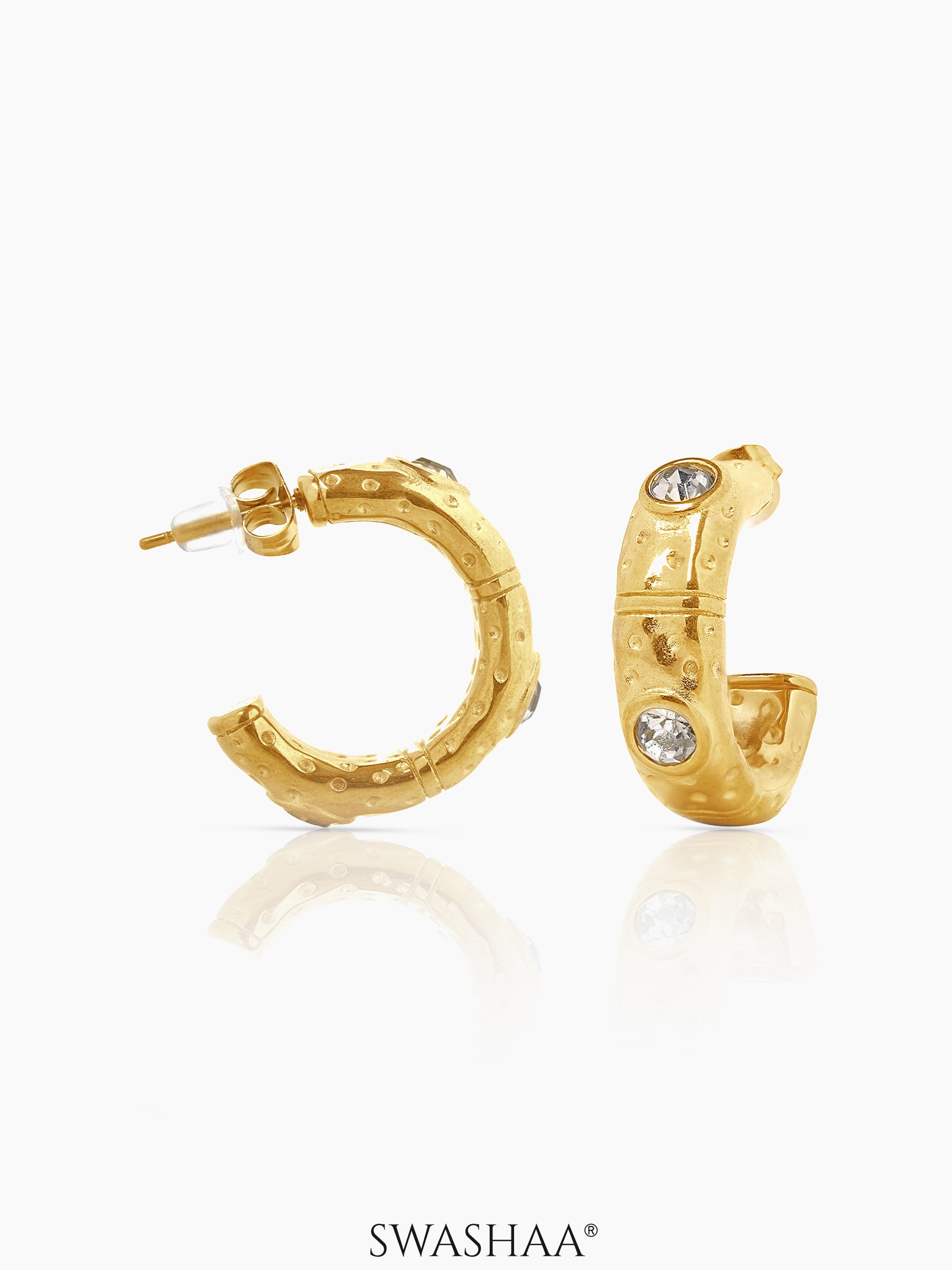 Spark 18K Gold Plated Earrings Gold