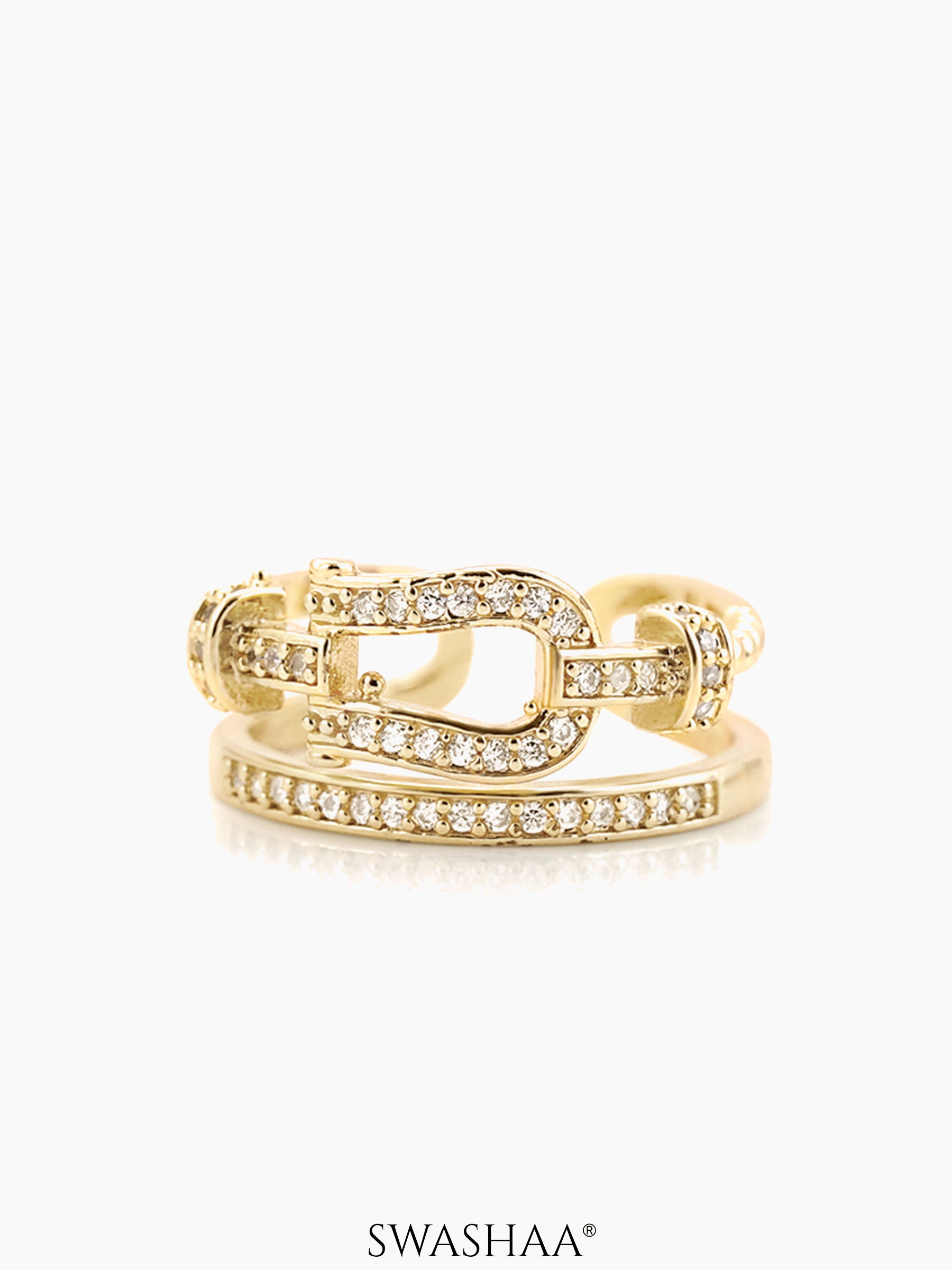 Sparkle 14K Gold Plated Ring Gold