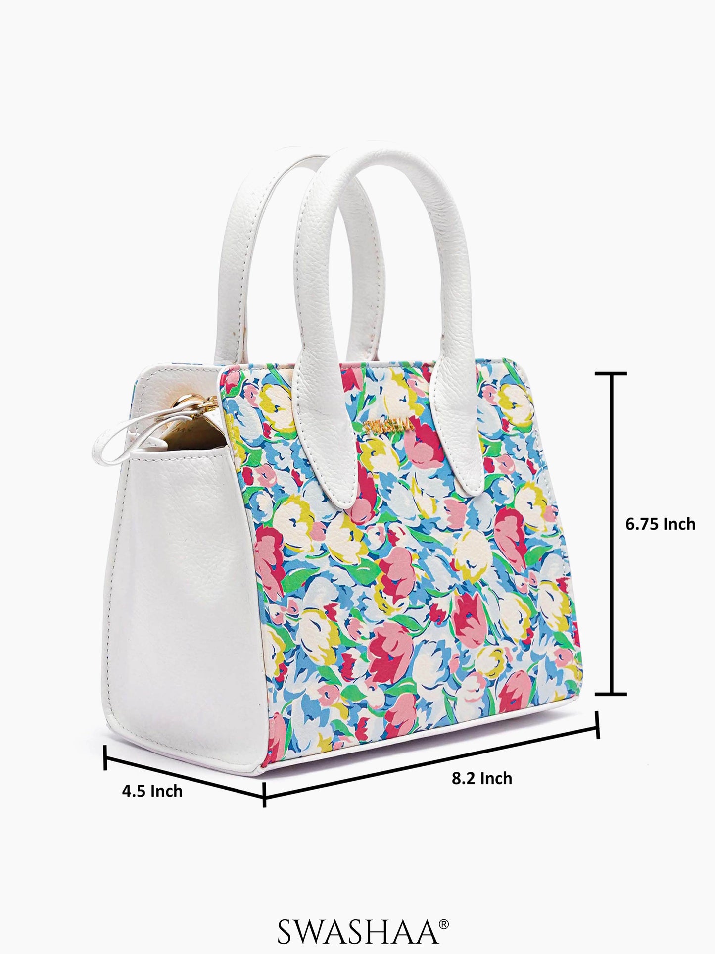 Sweet Scent Blue Leather Sling Bag