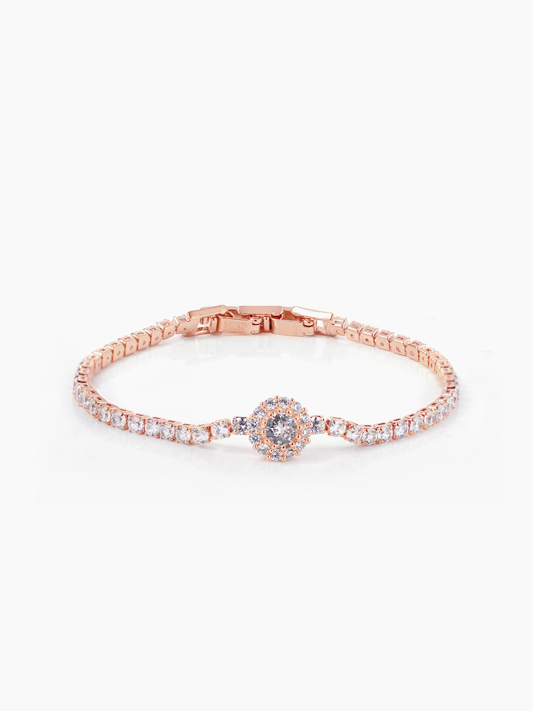 Teagan Bracelet Rosegold Plated