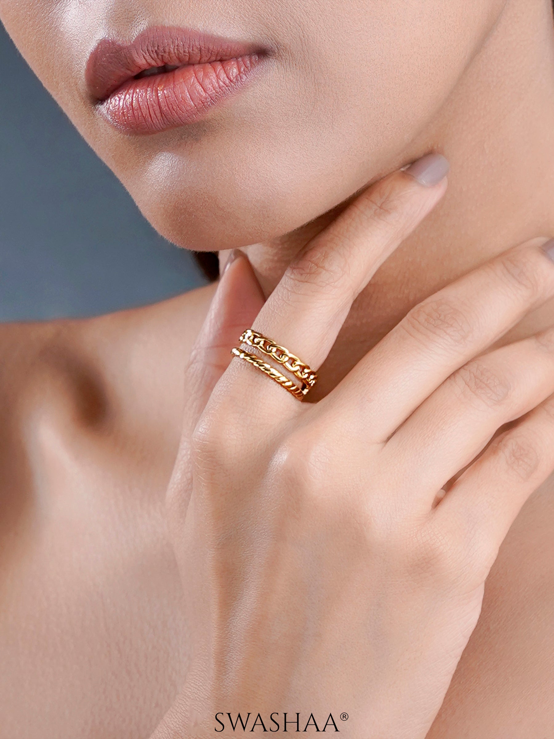 Tonia 18K Gold Plated Ring