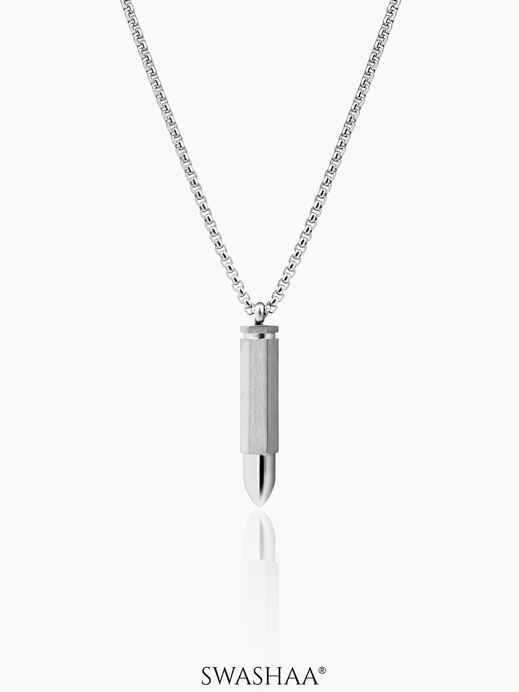 Tork Bullet Men's Chain Pendant Silver