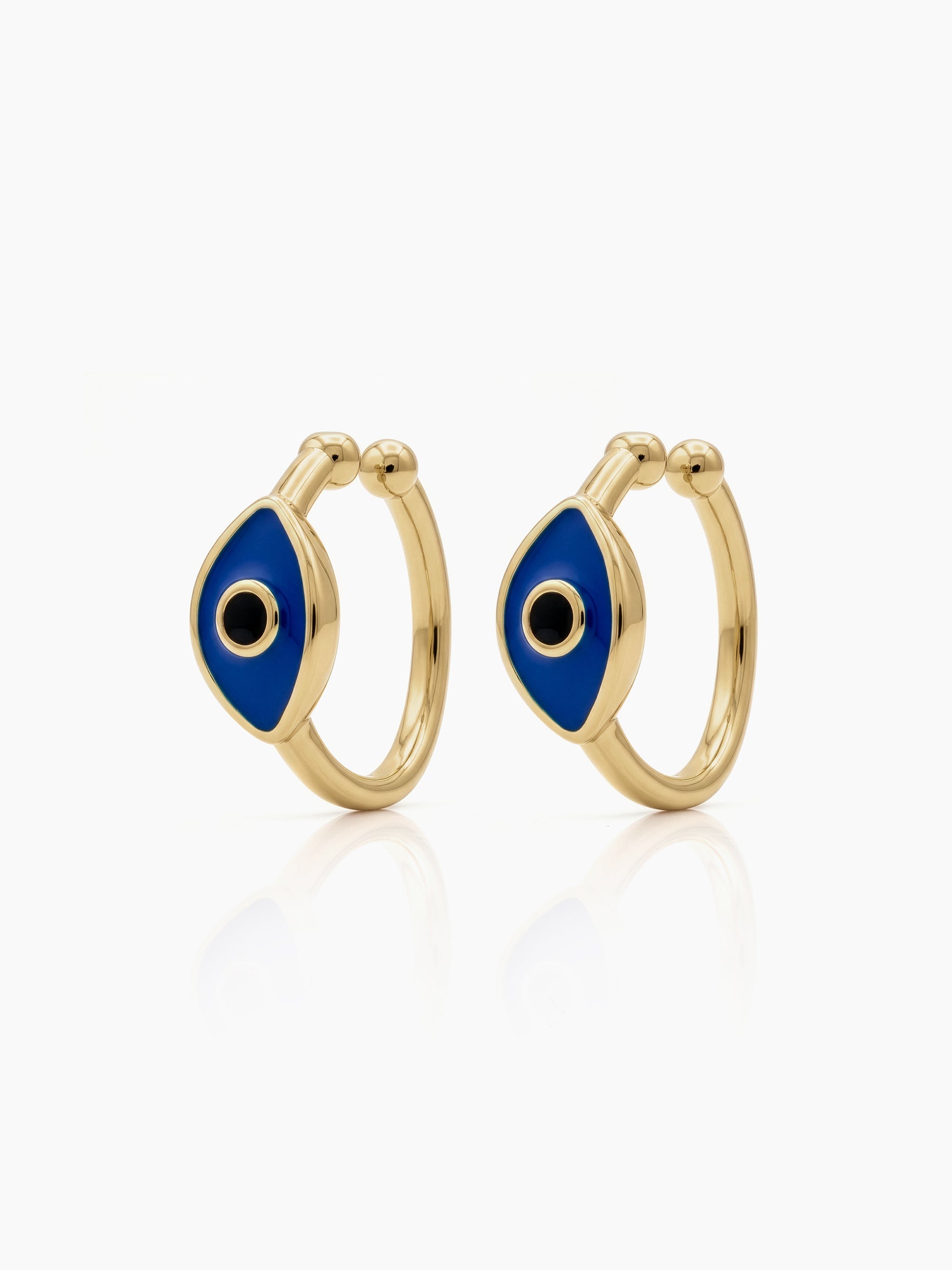 Tressa Evil Eye 18K Gold Plated Ear Cuffs