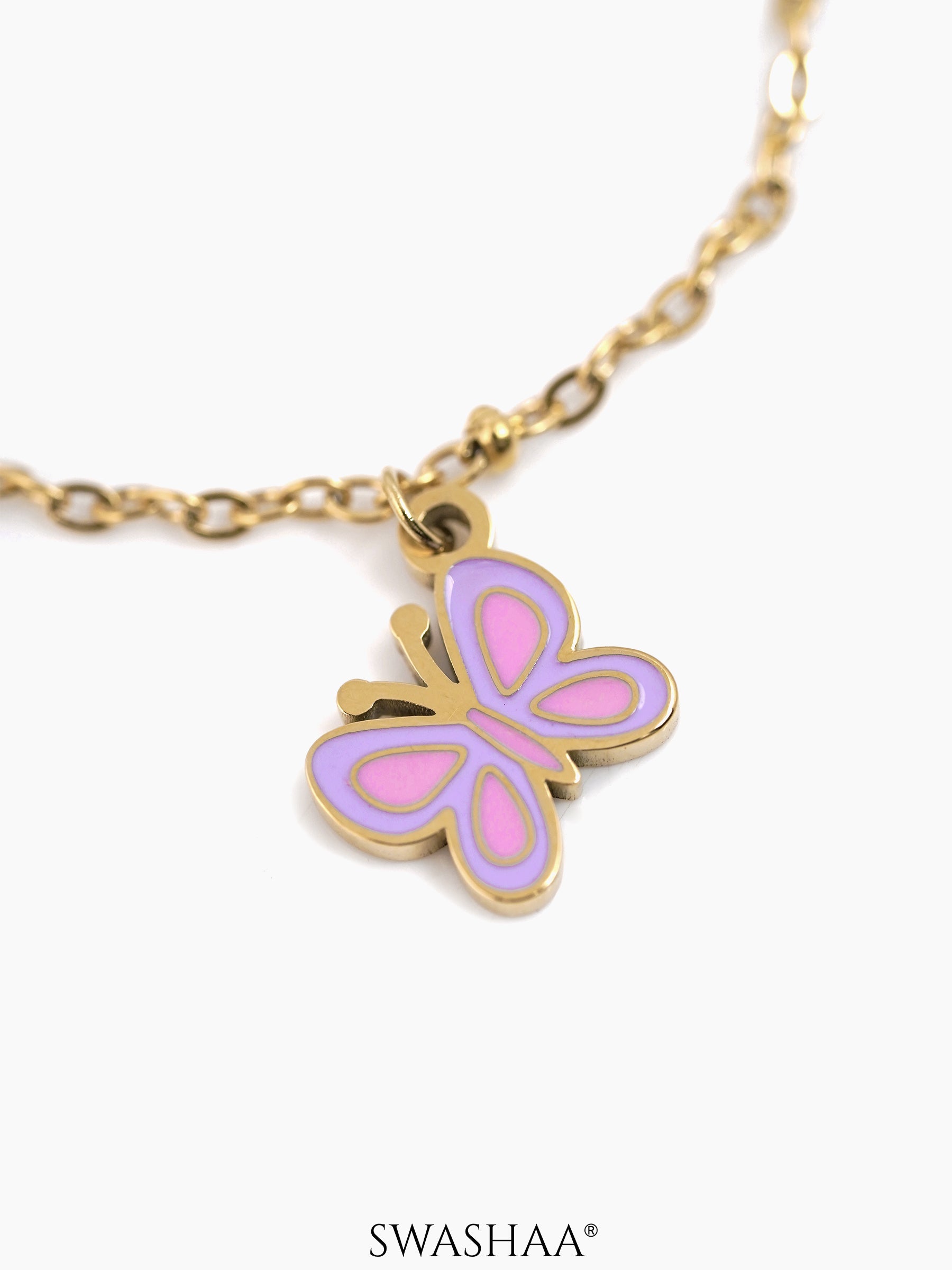Twinkle Butterfly 18K Gold Plated Kid's Bracelet