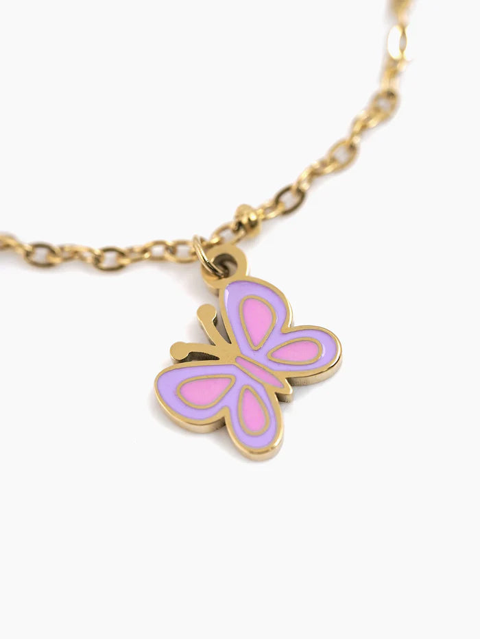 Twinkle Butterfly 18K Gold Plated Kid's Bracelet