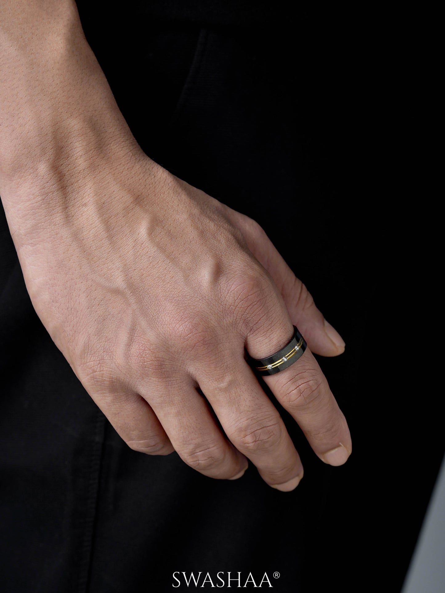 Valor Black Men's Ring