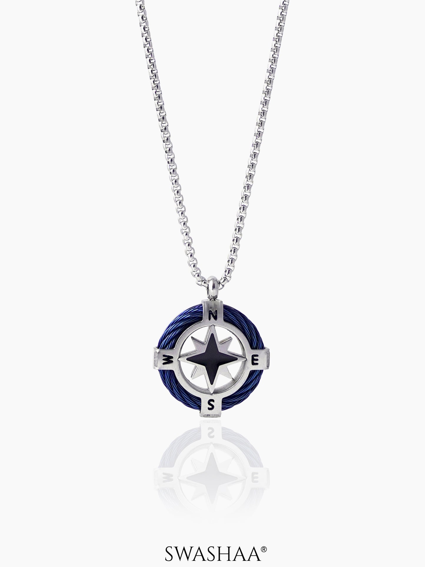 Vance Men's Chain Pendant Silver