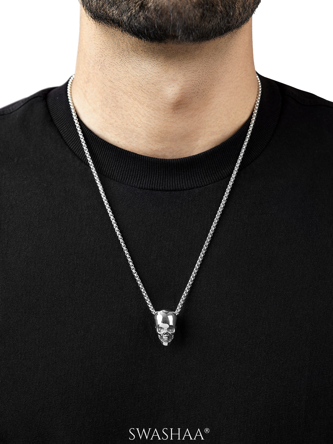 Varek Deathgrin Skull Men's Chain Pendant