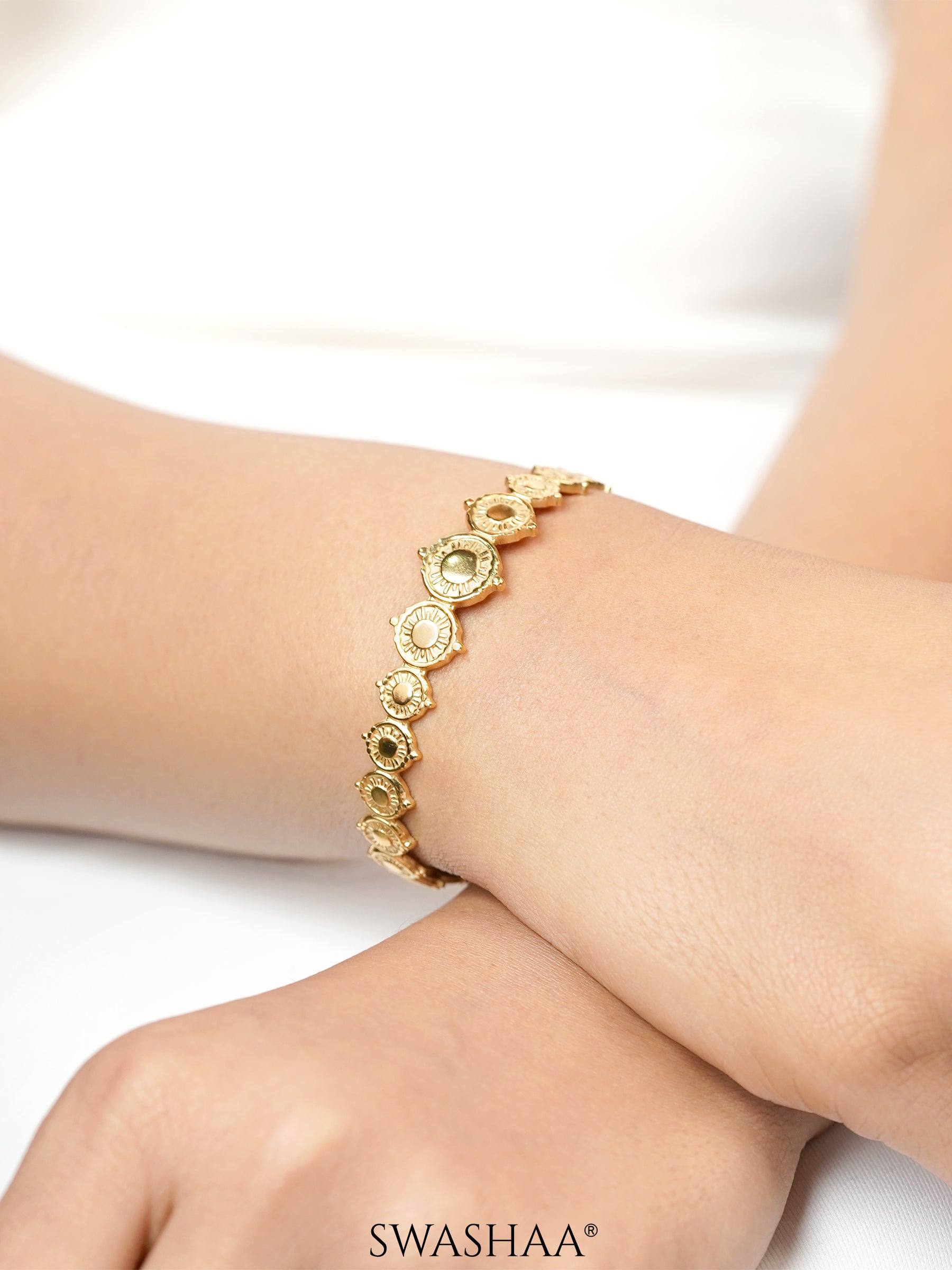 Veda 18K Gold Plated Bracelet