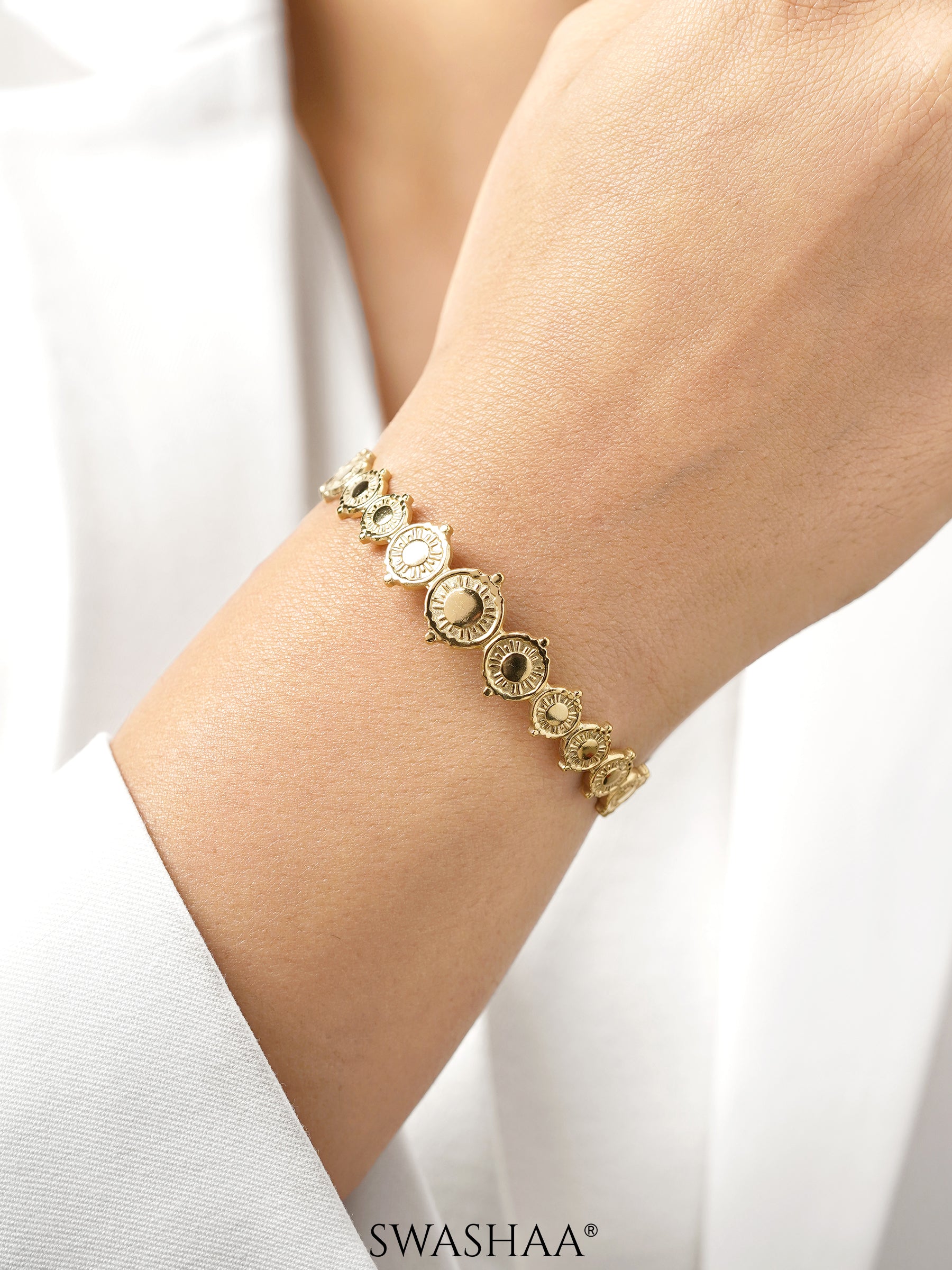 Veda 18K Gold Plated Bracelet