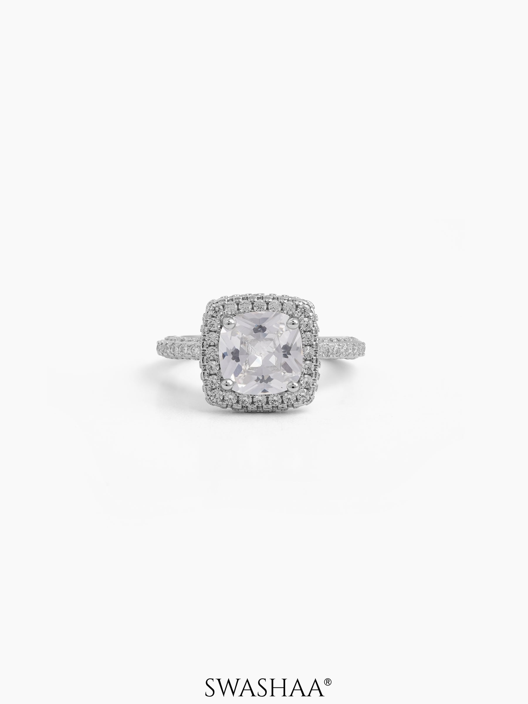 Velora Cushion Solitaire Ring