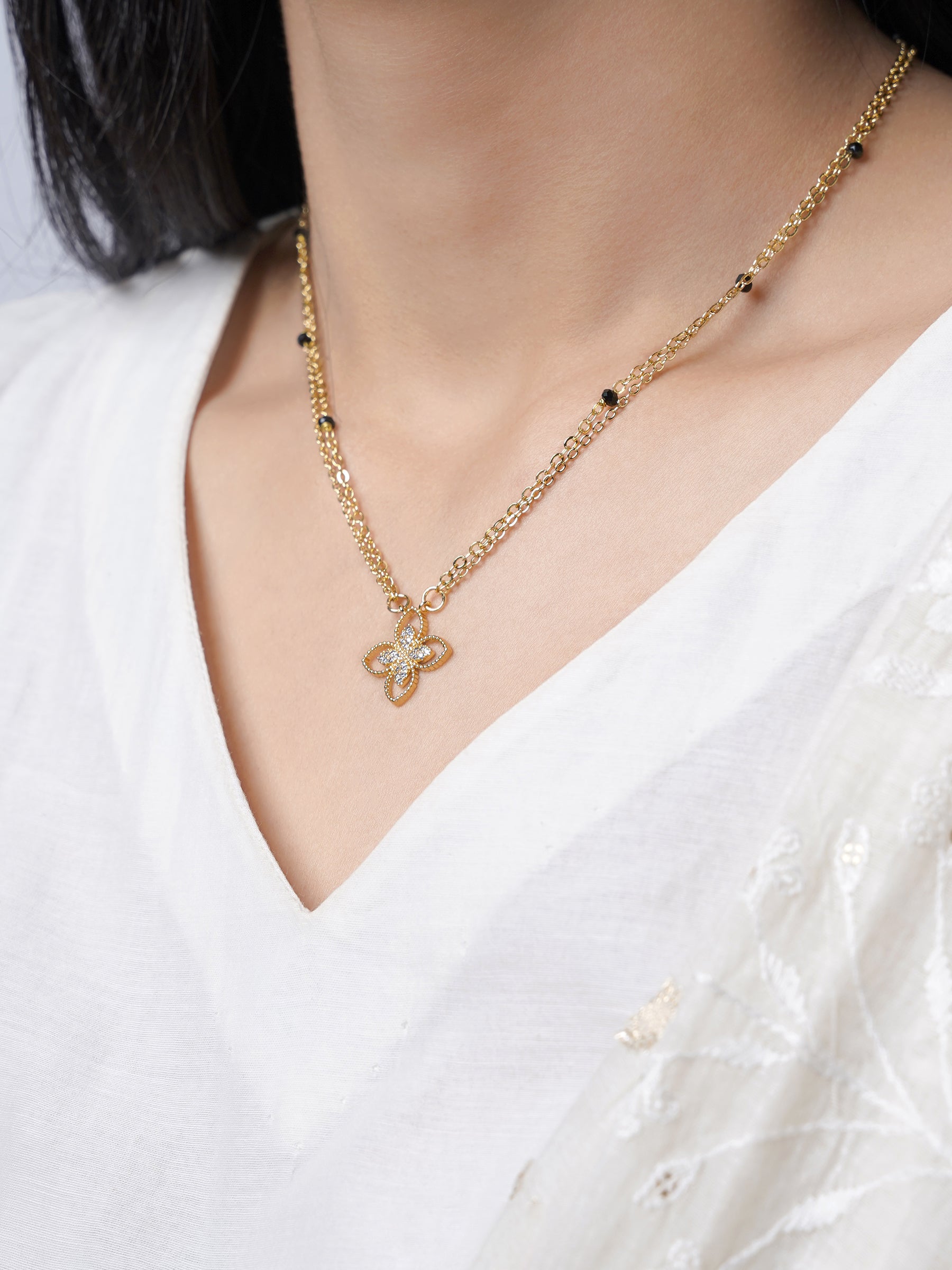 Verona 14K Gold Plated Mangalsutra
