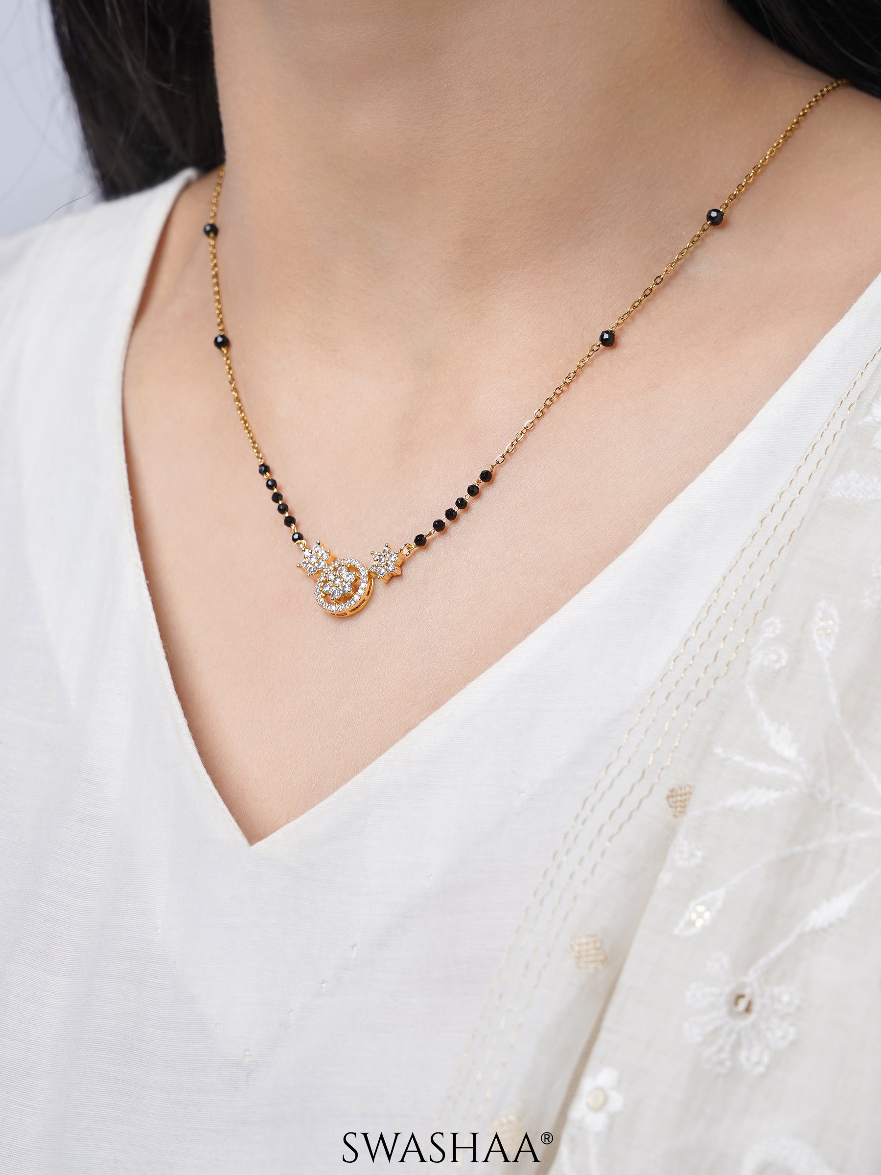 Vrashi 18K Gold Plated Mangalsutra