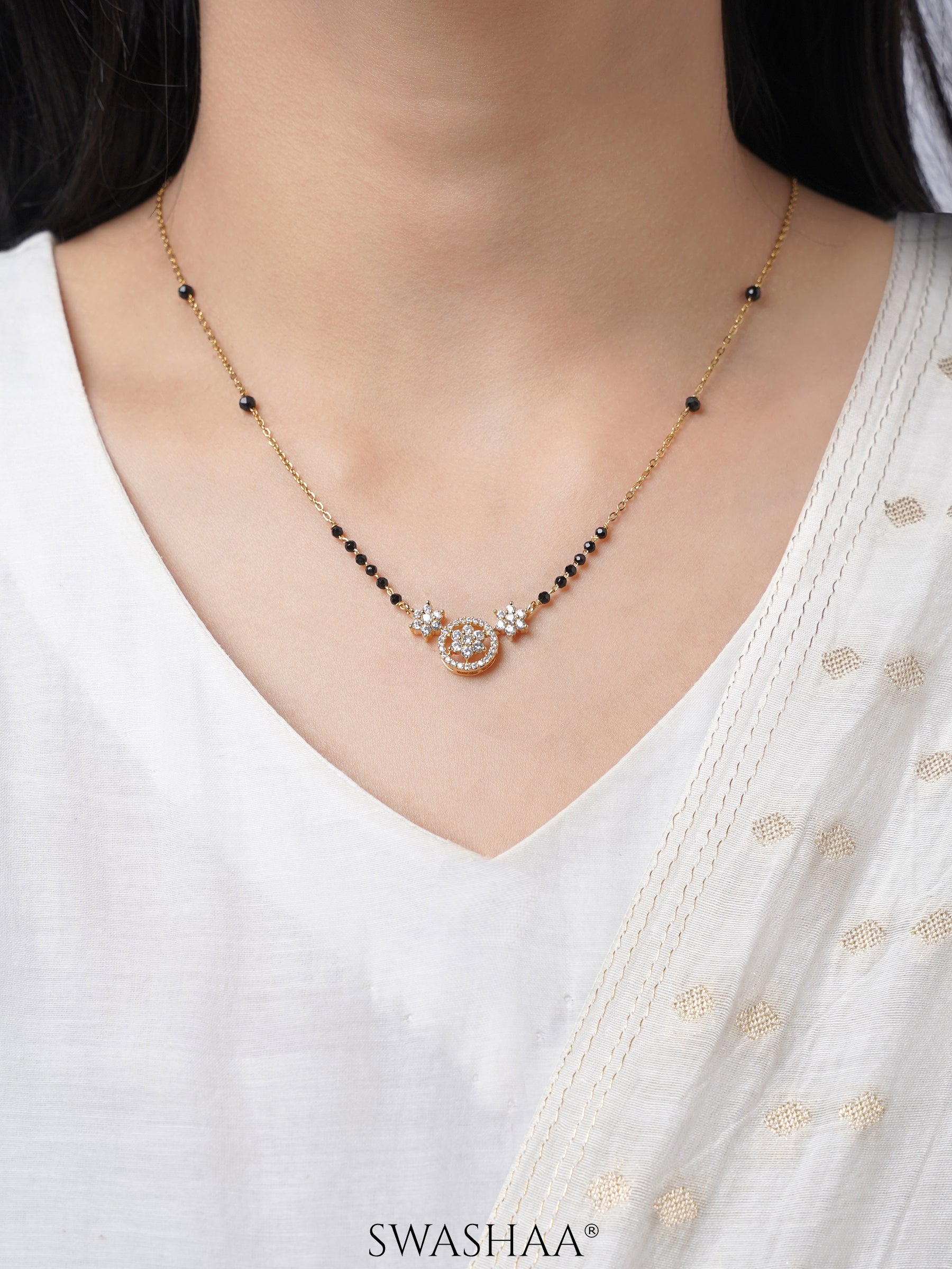 Vrashi 18K Gold Plated Mangalsutra