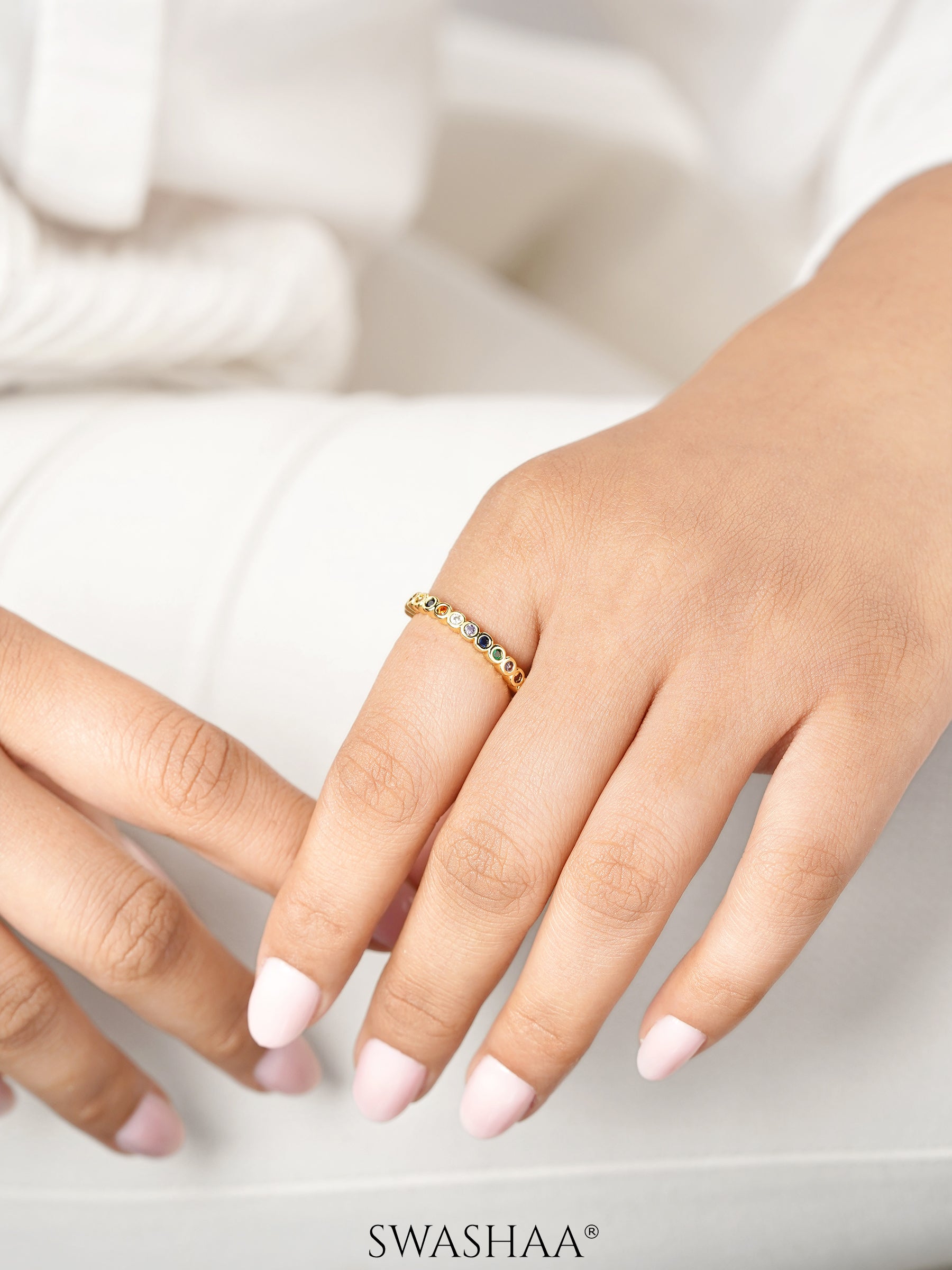Wisha Band 18K Gold Plated Ring