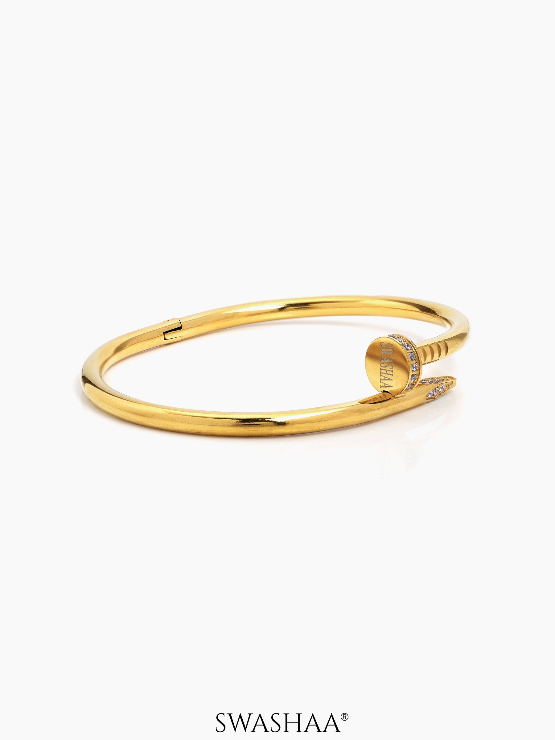 Zayden Diamond Nail Men's Bracelet