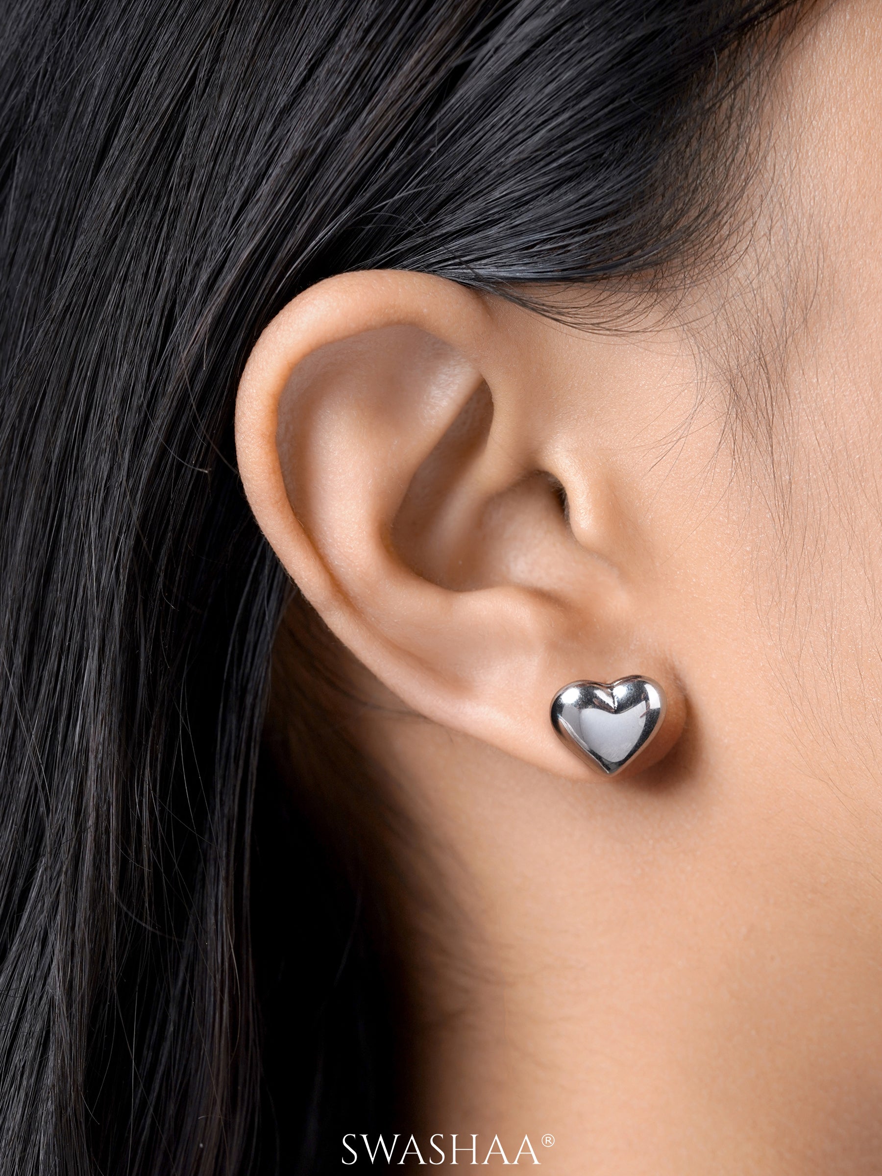 Zena Heart Women's Stud Earrings