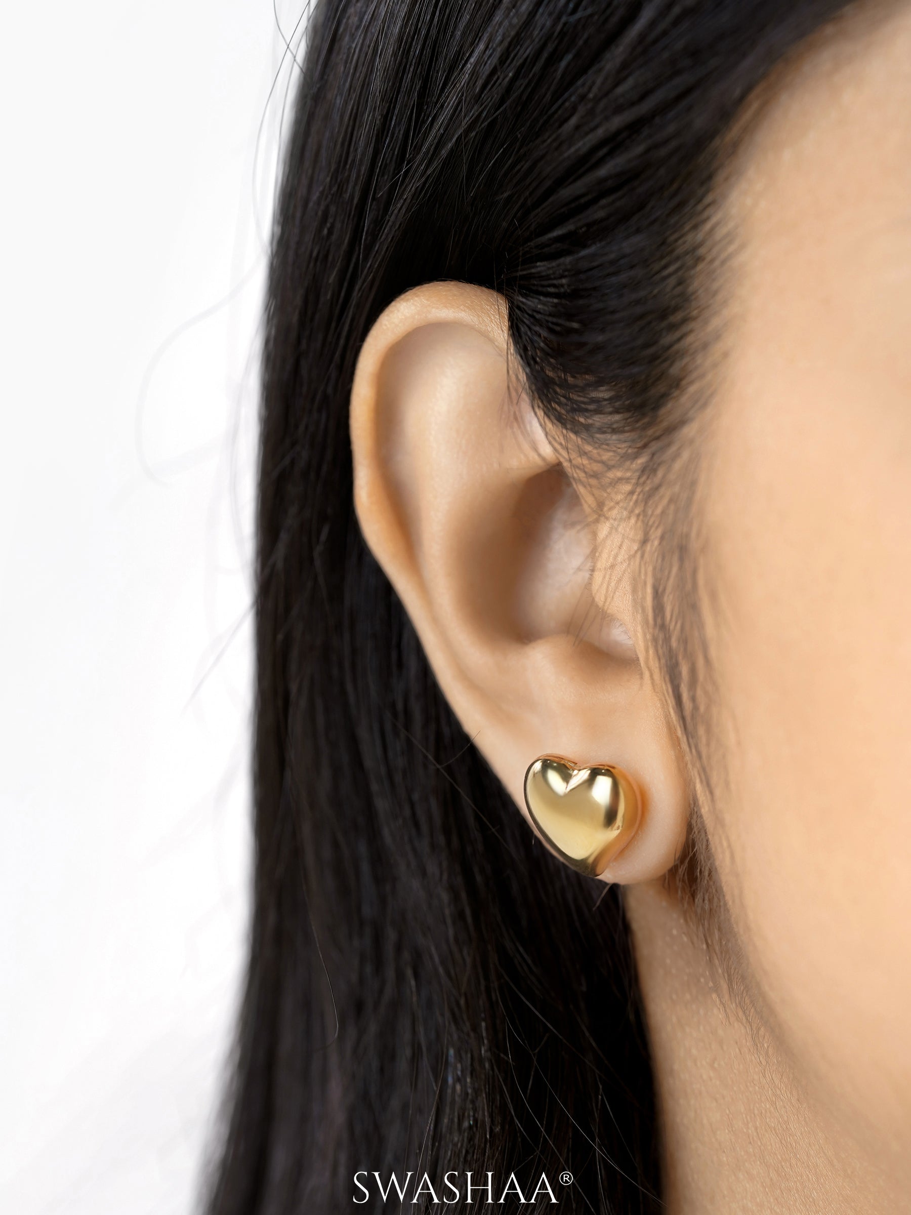 Zena Heart Women's Stud Earrings