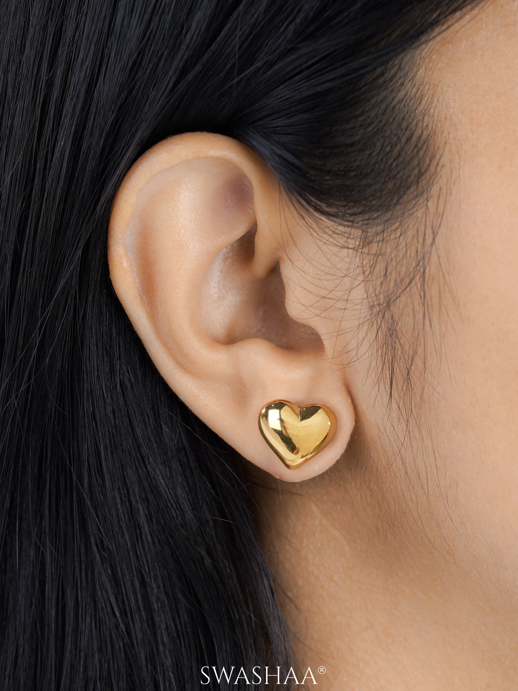 Zena Heart Women's Stud Earrings