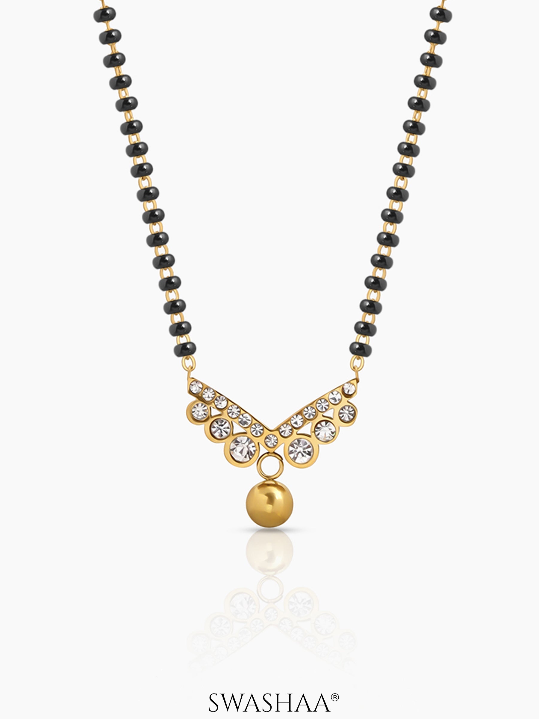 Zenobia Bar Mangalsutra 18K Gold Plated