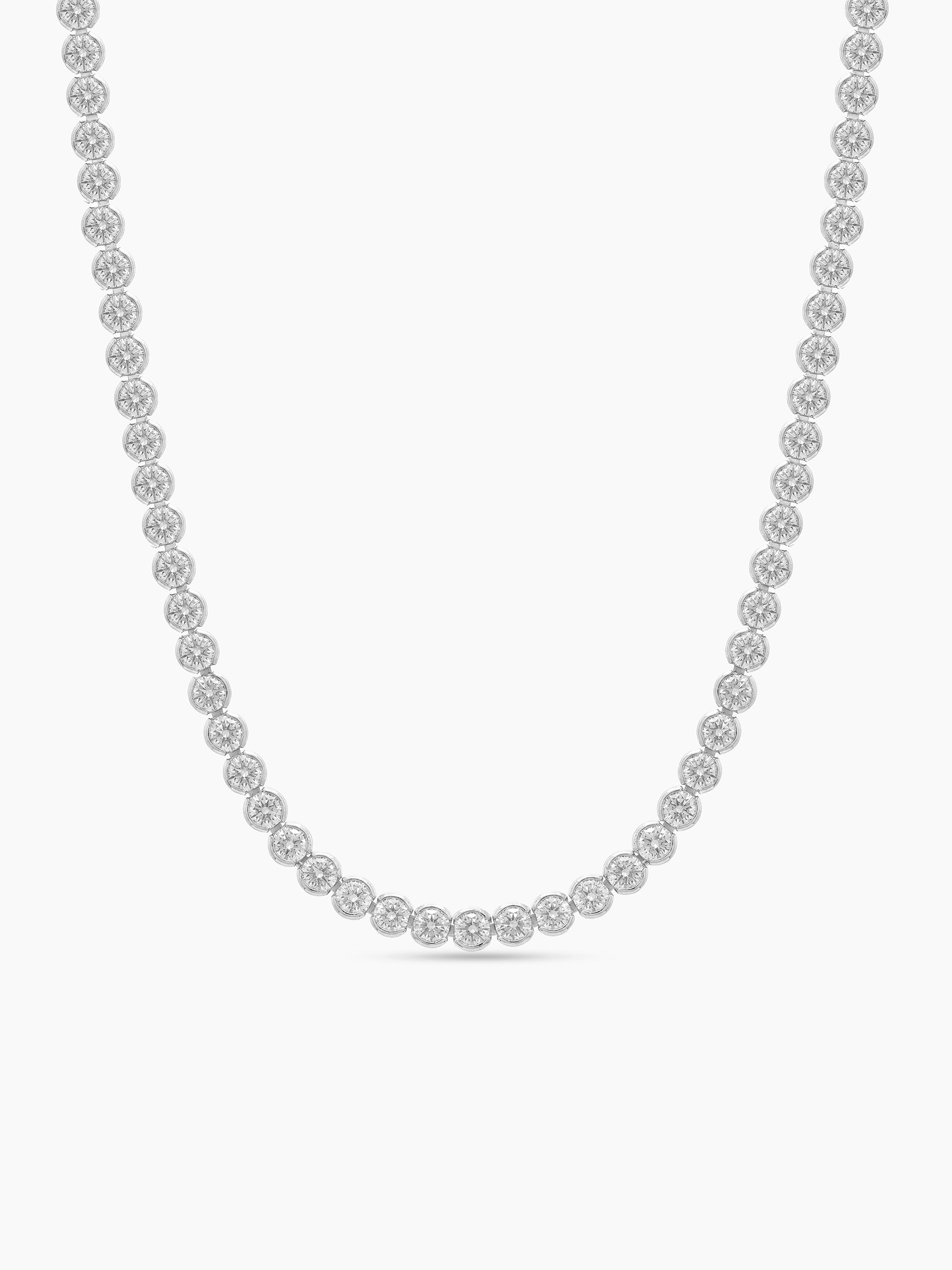 Zorin Diamond Tennis Silver Women's Chain Silver