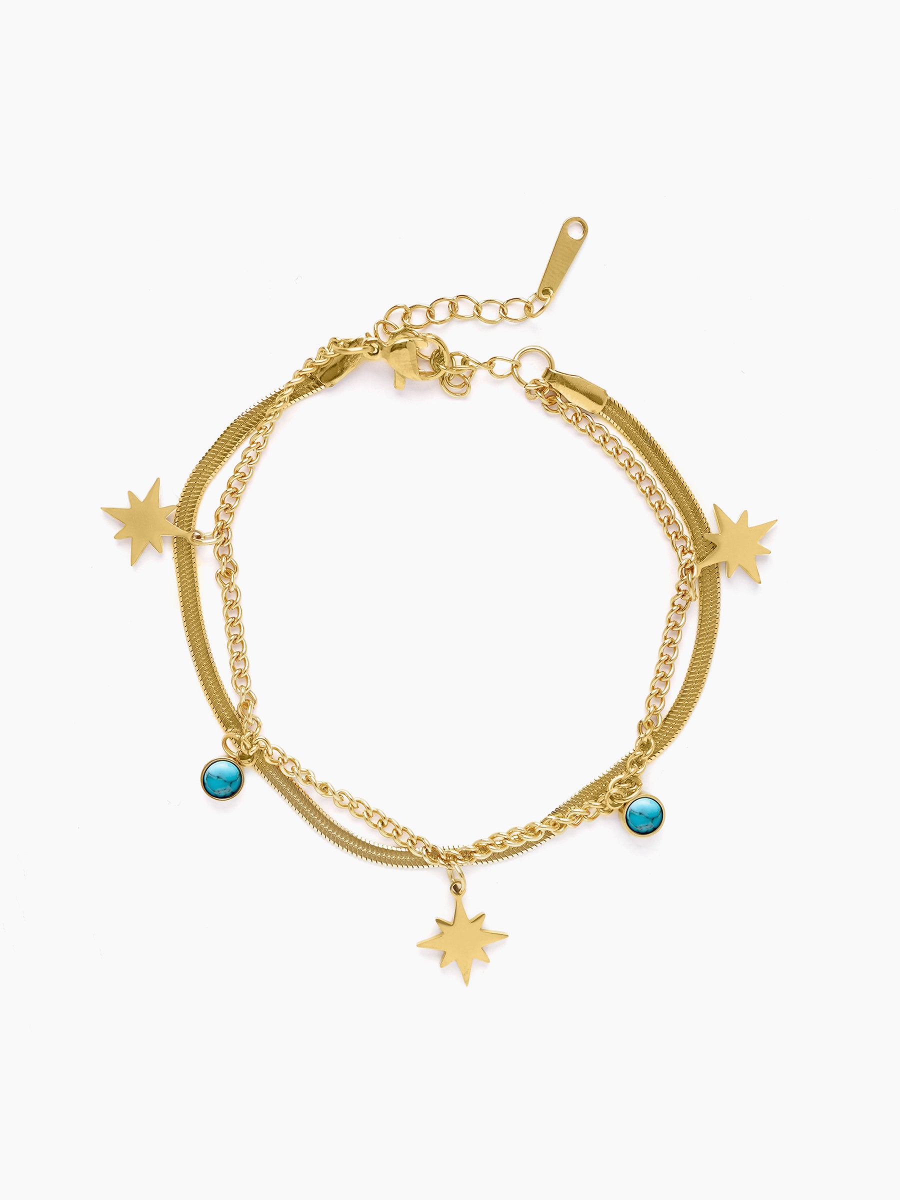 Zoya Star 18K Gold Plated Bracelet