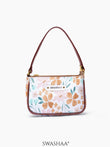 Aster Petal Mini Shoulder Bag Aster Petal Print White - Multi Floral