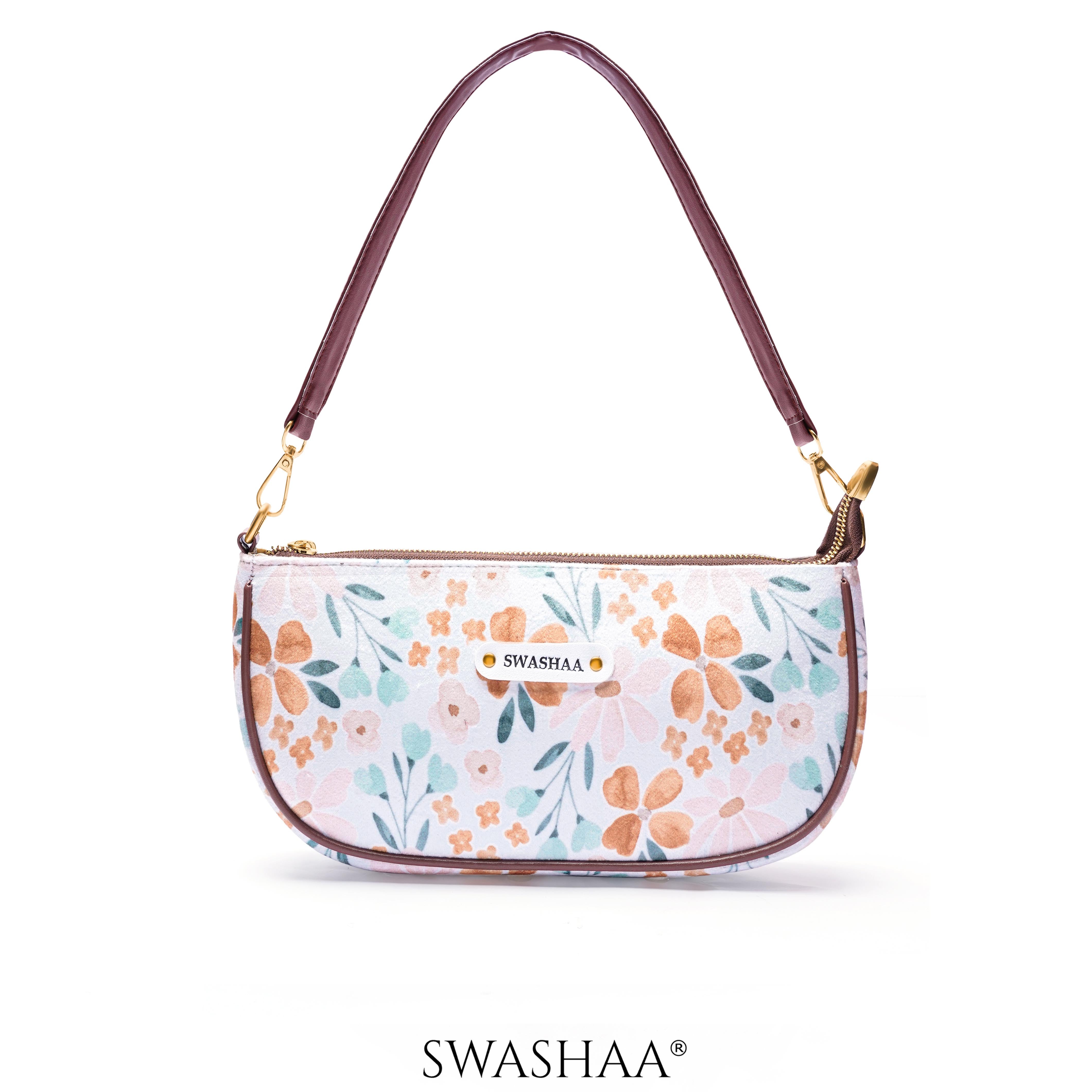 Aster Petal Swinger Bag Aster Petal Print