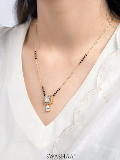 Aarvika Solitaire Pear Drop Mangalsutra
