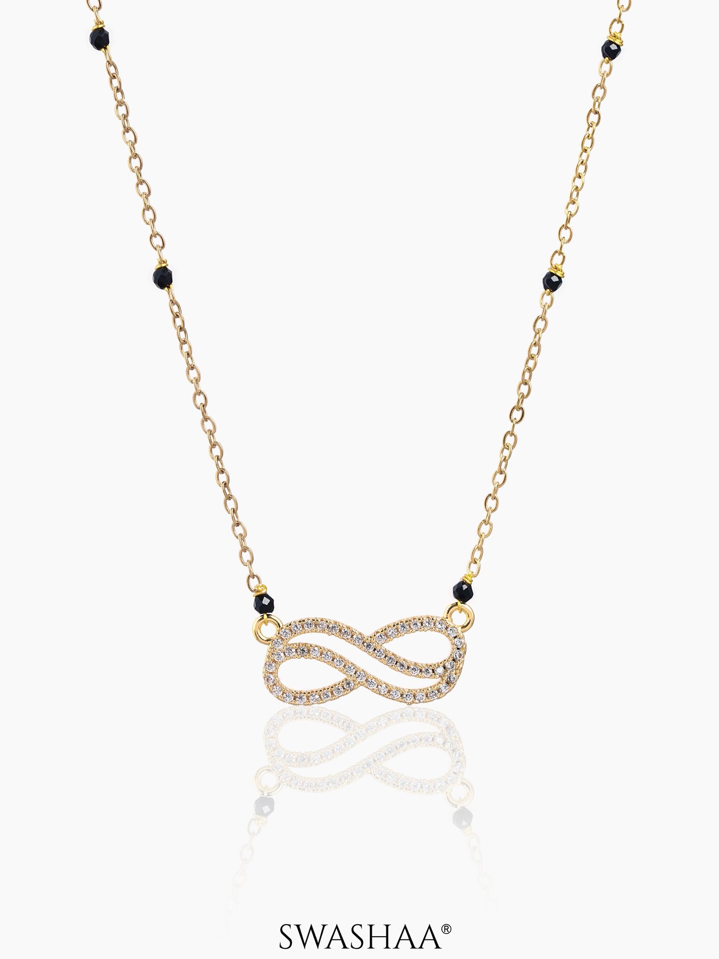 Aavya Infinity Mangalsutra 18K Gold-Plated