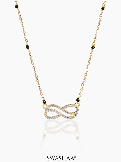 Aavya Infinity Mangalsutra 18K Gold Plated
