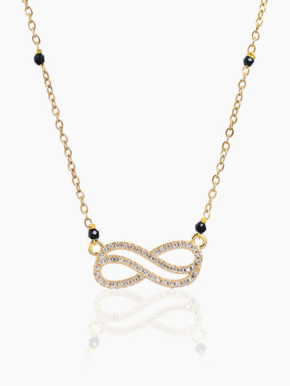 Aavya Infinity 18K Gold Plated Mangalsutra Gold