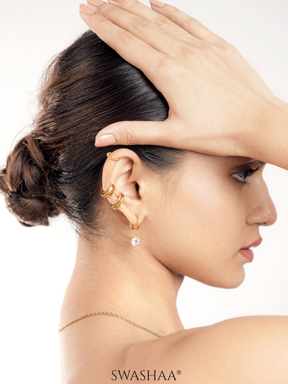 Abby Ribbed Ear Cuffs