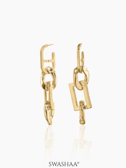 Adde 18K Gold Plated Earrings Gold
