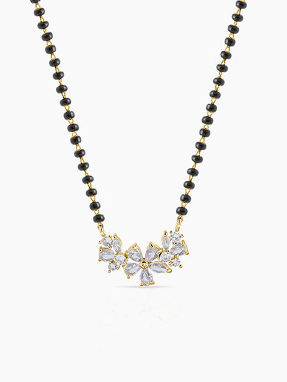 Aira Floral Cluster 18K Gold Plated Mangalsutra Gold