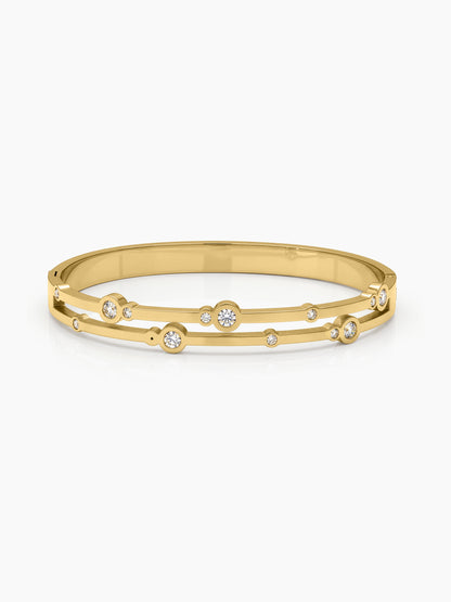 Aireya Diamond 18K Gold Plated Band Bracelet