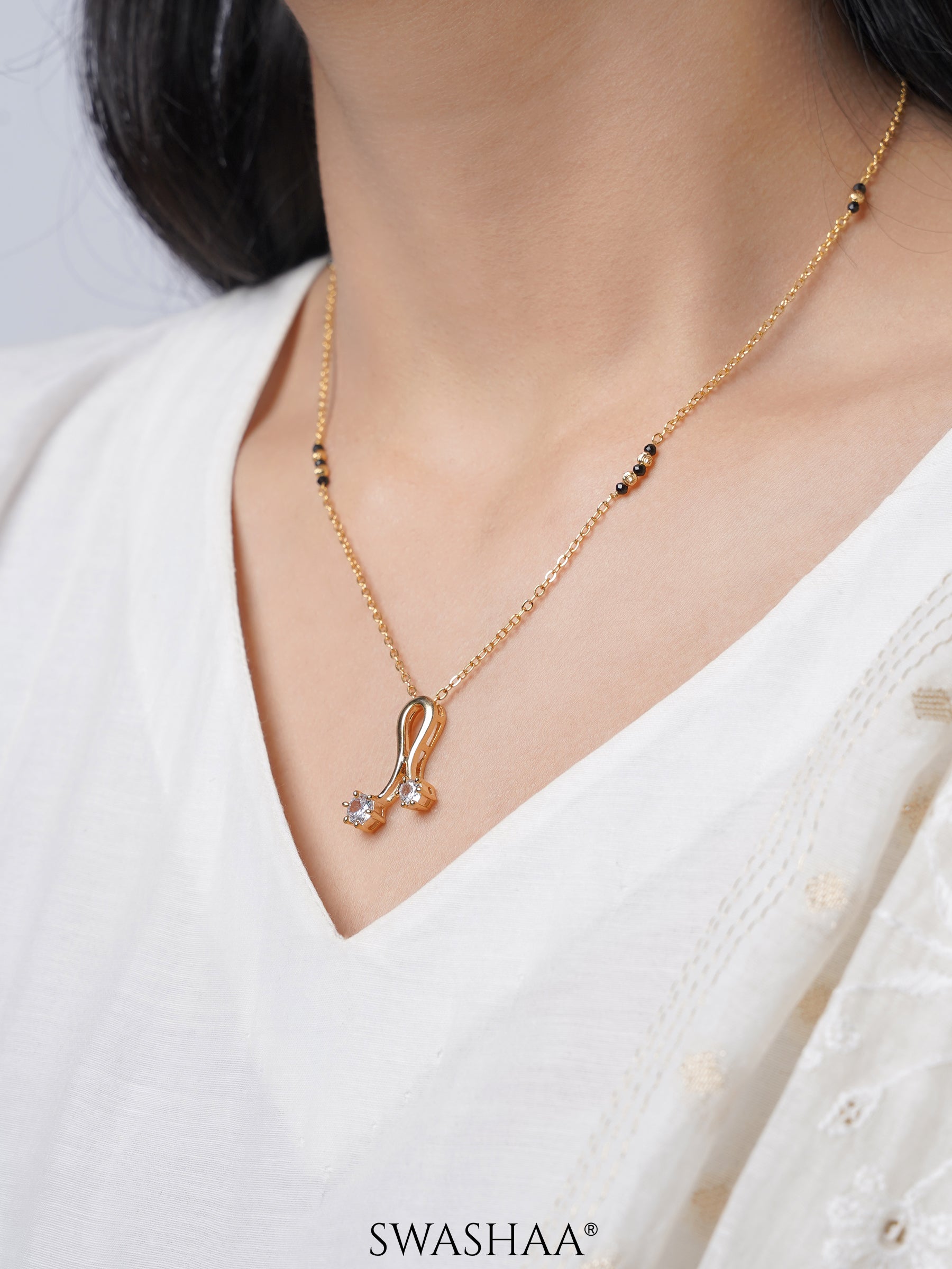 Akshara 18K Gold Plated Mangalsutra