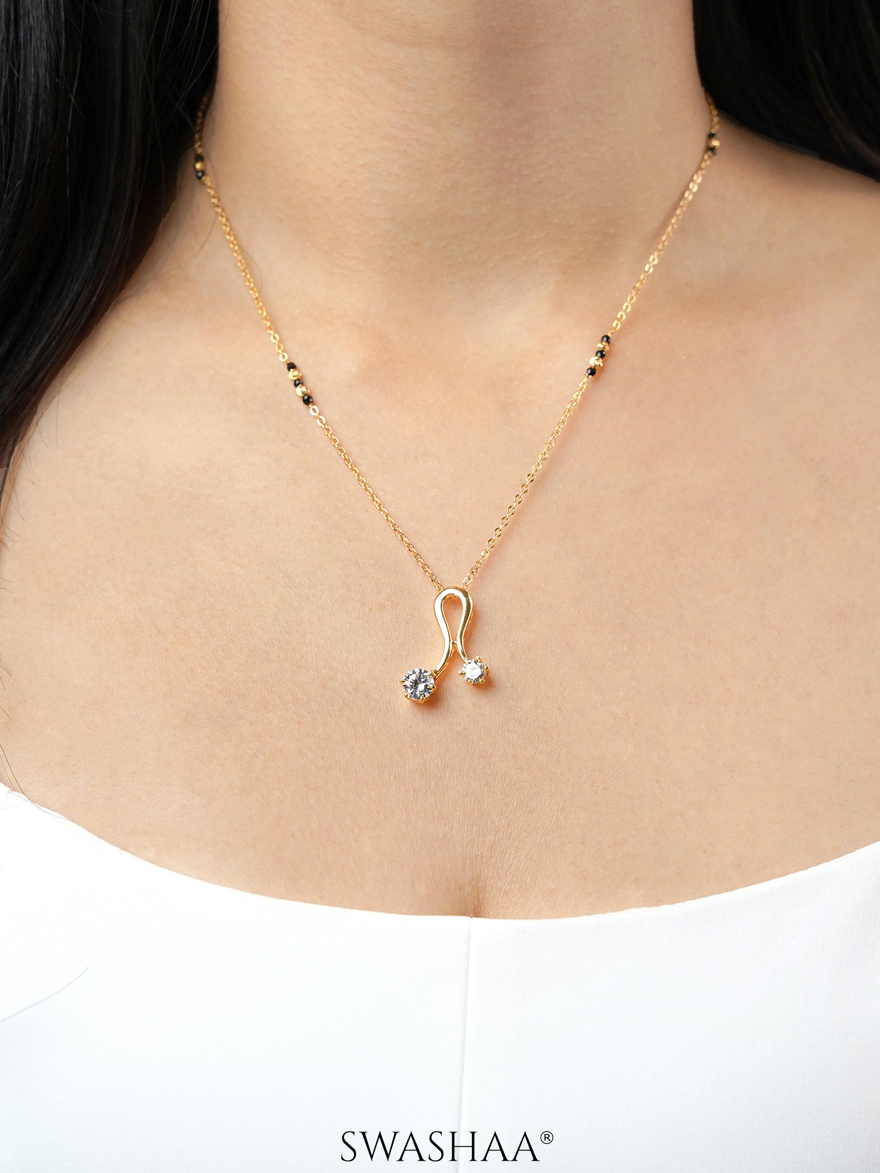Akshara 18K Gold Plated Mangalsutra