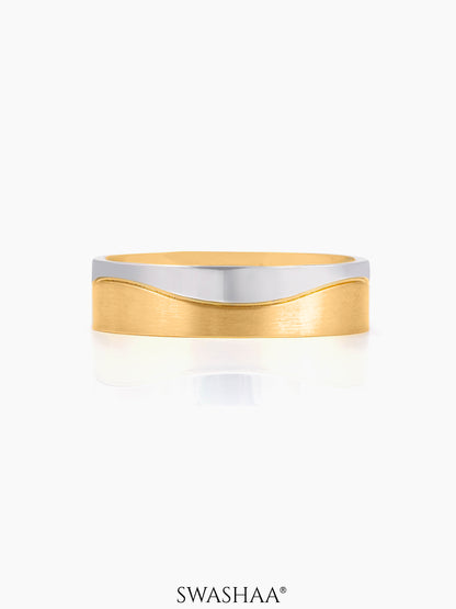Alaric Men's Ring 18K Gold-Silver