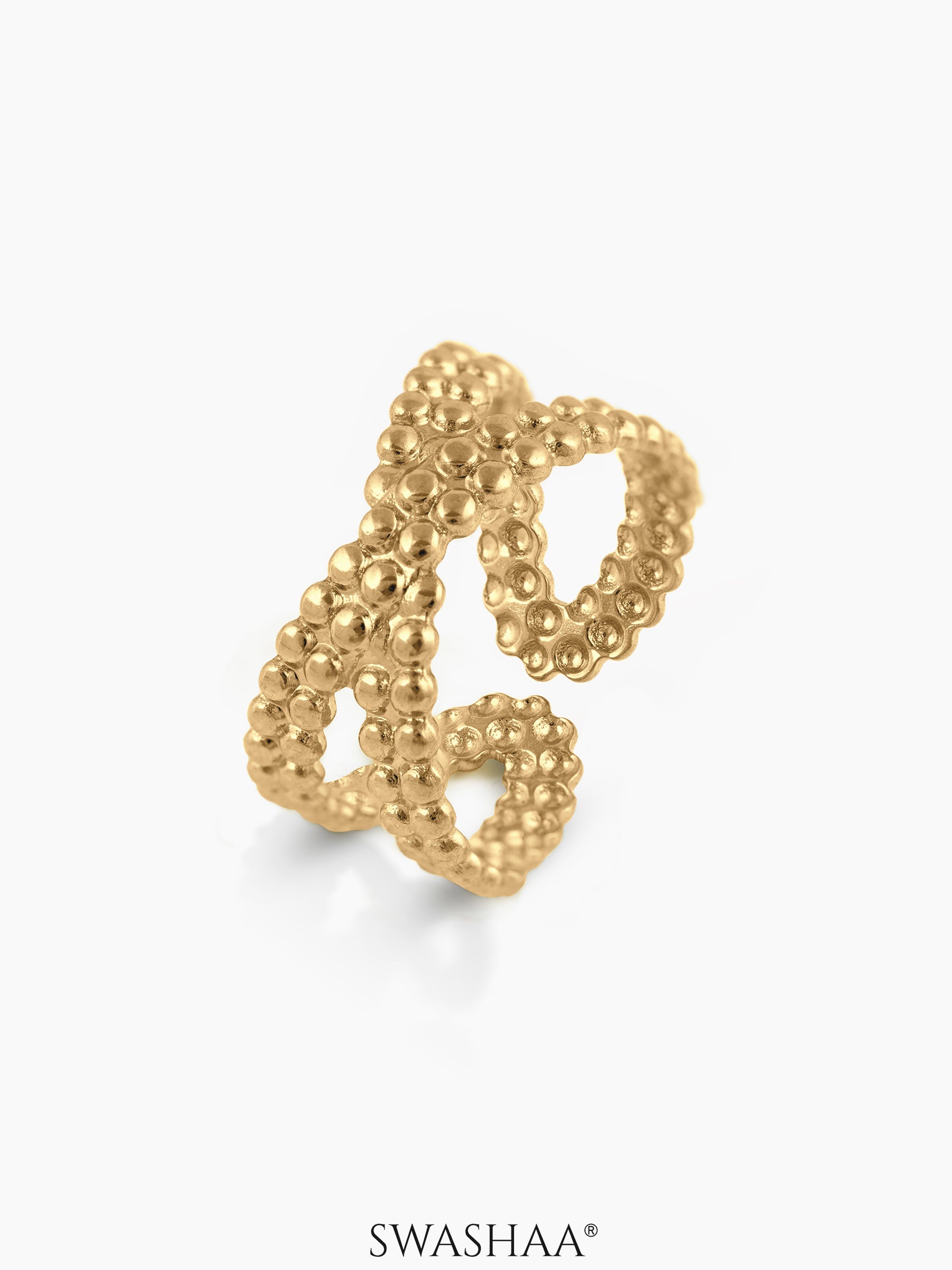 Aldina 18K Gold Plated Ring