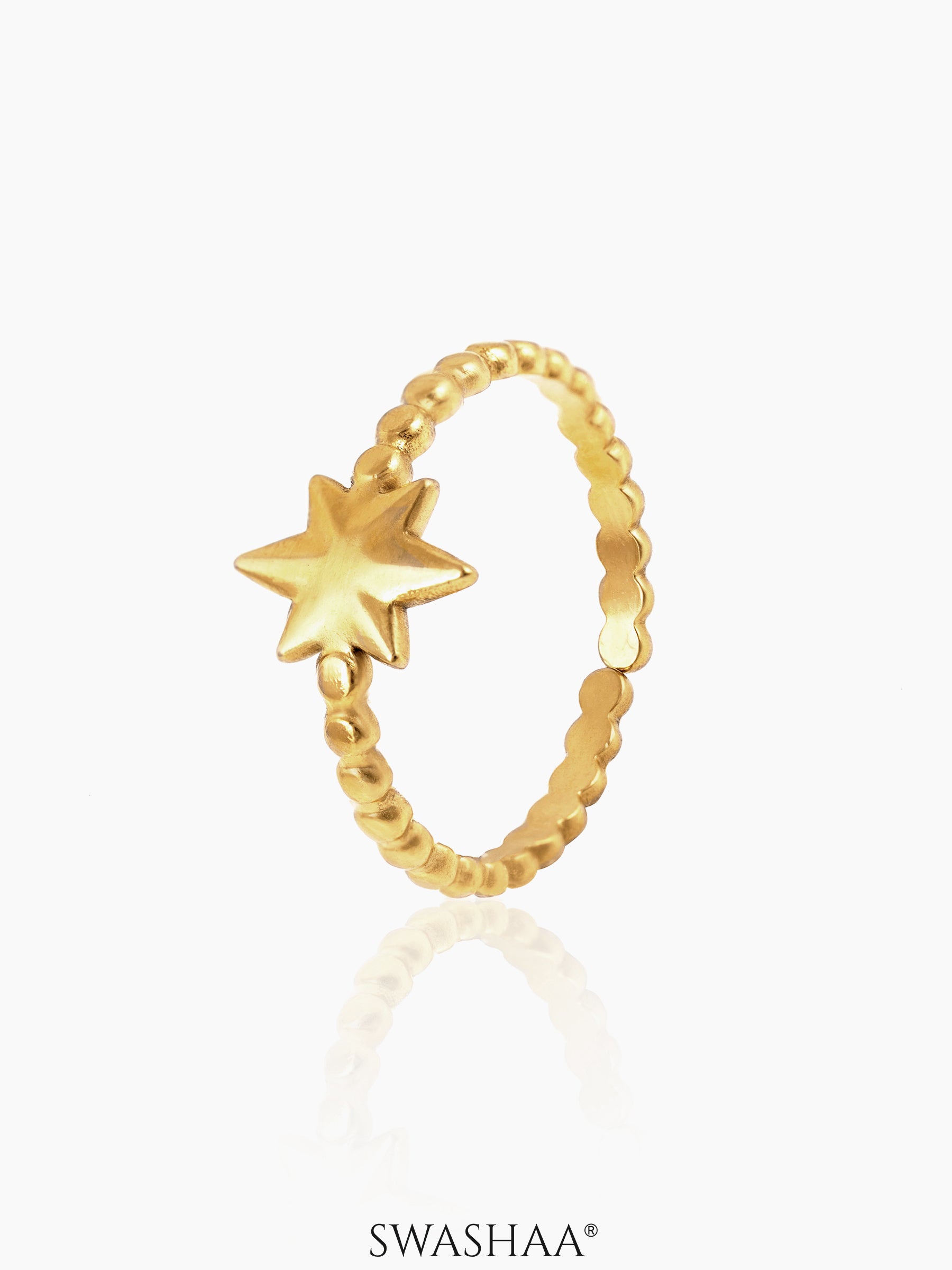 Alessio 18K Gold Plated Ring Gold