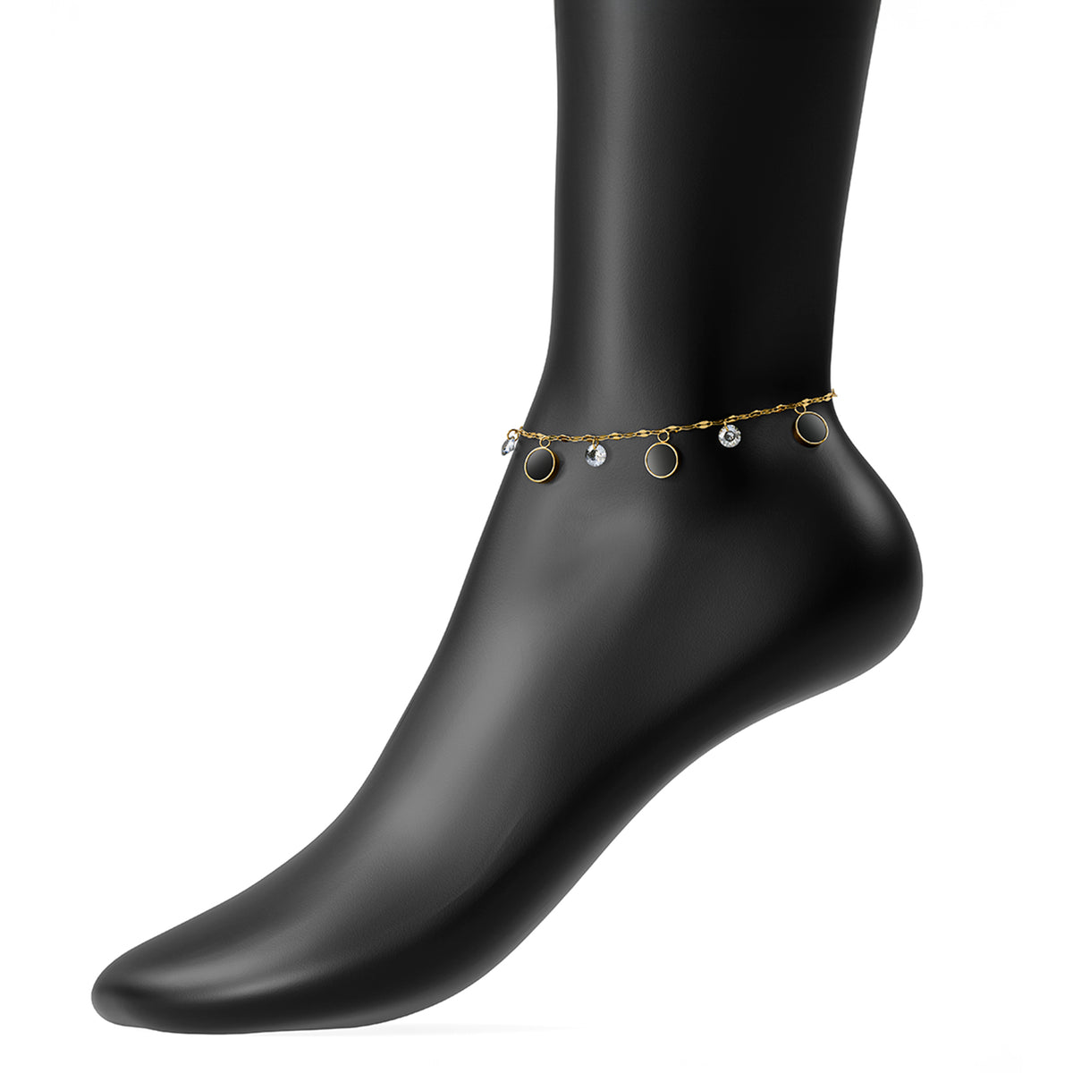 Alexis 18K Gold Plated Women's Anklet