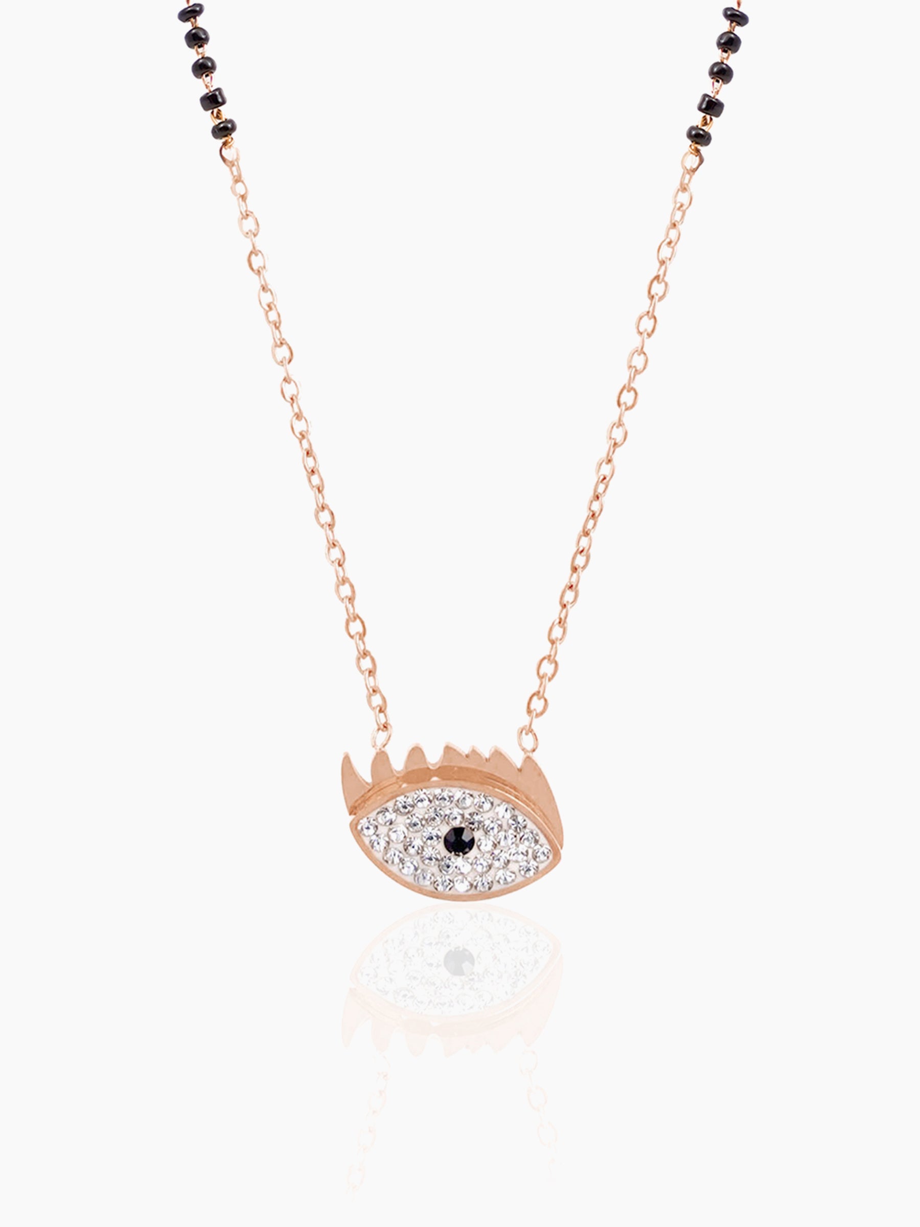 Aliana Rosegold Plated Mangalsutra Rosegold