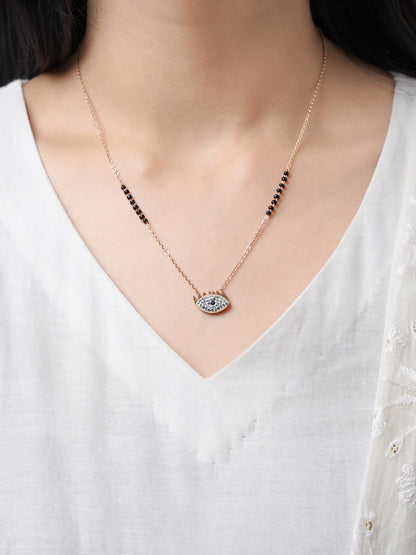 Aliana Rosegold Plated Mangalsutra
