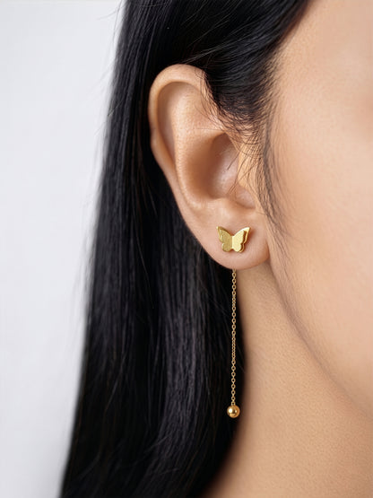 Alora Butterfly Drop Earrings