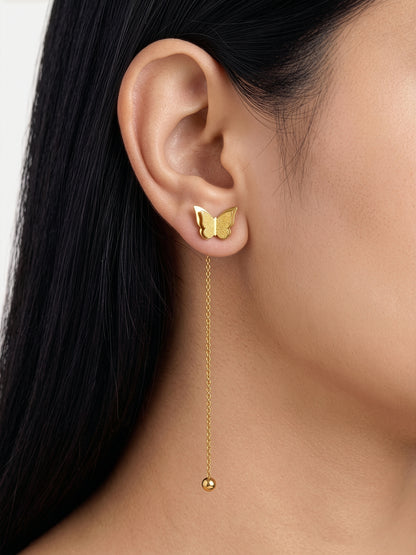 Alora Butterfly Drop Earrings
