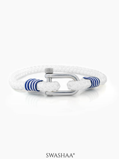 Amaar Men's Rope Bracelet White
