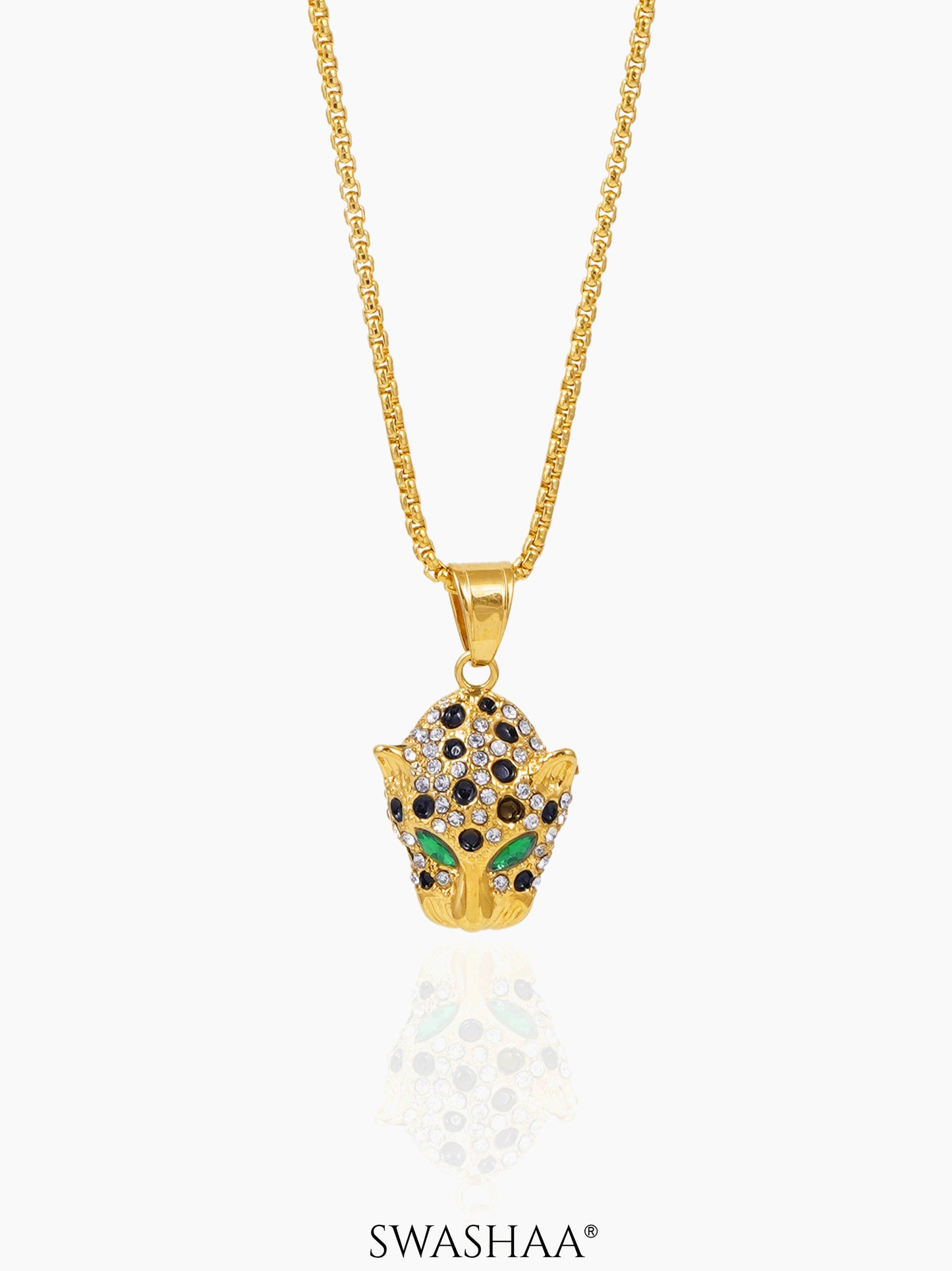 Amur 18K Gold Plated Men's Chain Pendant Small Pendant