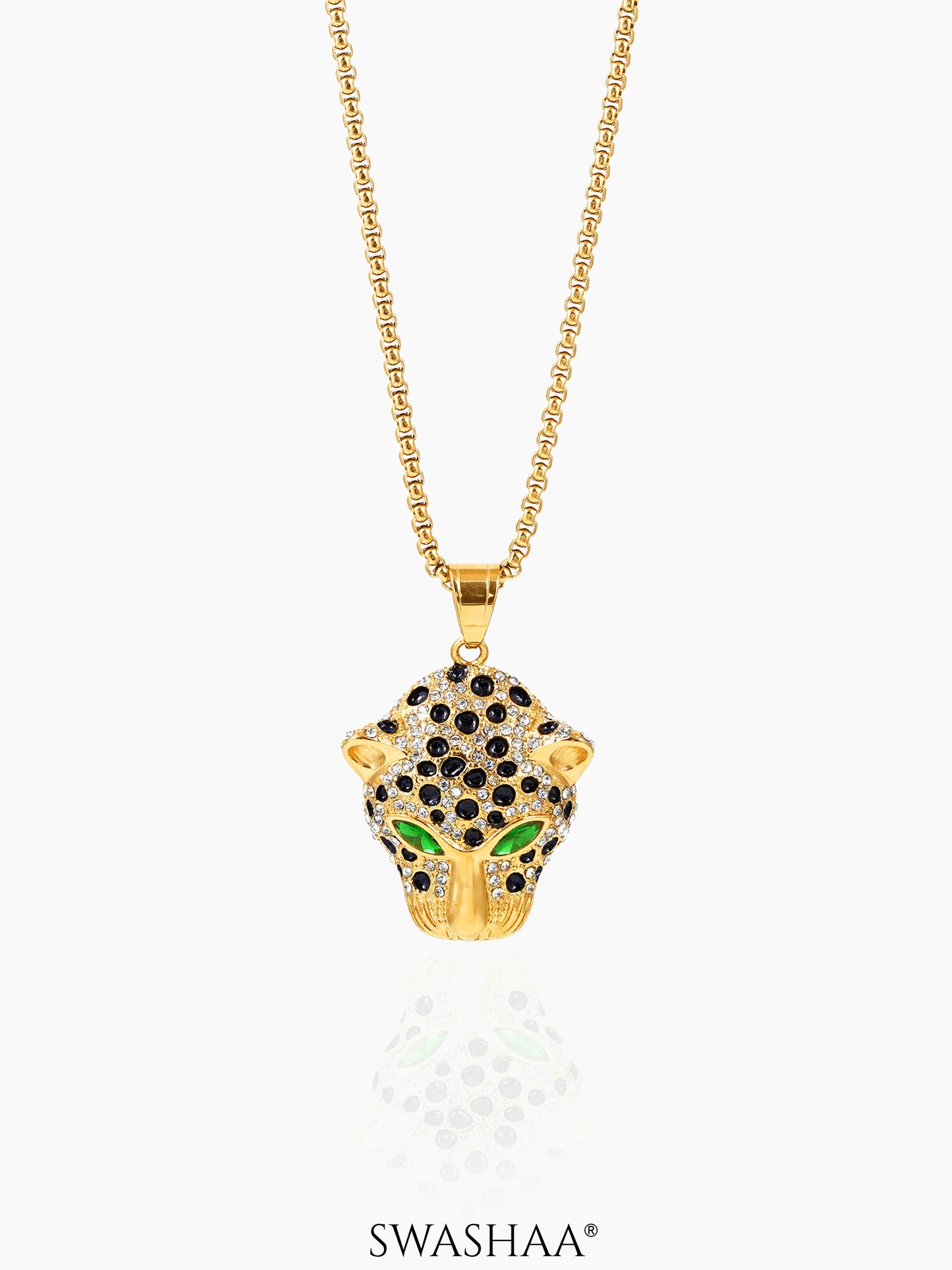 Amur 18K Gold Plated Men's Chain Pendant Medium Pendant